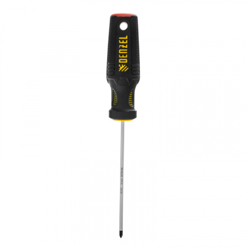 Отвертка, PH0х100 мм, S2, 3к рукоятка Denzel