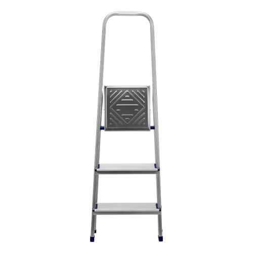 Стремянка, 3 ступени, алюминиевая, Сибртех