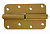 ПН-110, 110 x 41 х 2.8 мм, левая, цвет белый, карточная петля (37651-110L)
