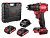 Аккумуляторная дрель-шуруповерт WORTEX LX BD 1815-1 Li 18В, 45 Нм, 2*1.5 Ач, патрон 10 мм, бесщёт.