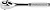 KRAFTOOL 1/4″, 72 зубца, трещотка для торцовых головок (27793-1/4)