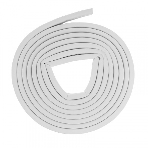 Уплотнитель, 6 м, профиль "D", белый Сибртех