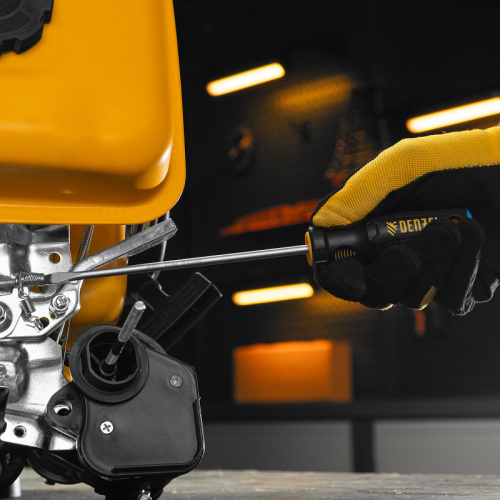 Отвертка, SL5x150 мм, S2, 3к рукоятка Denzel